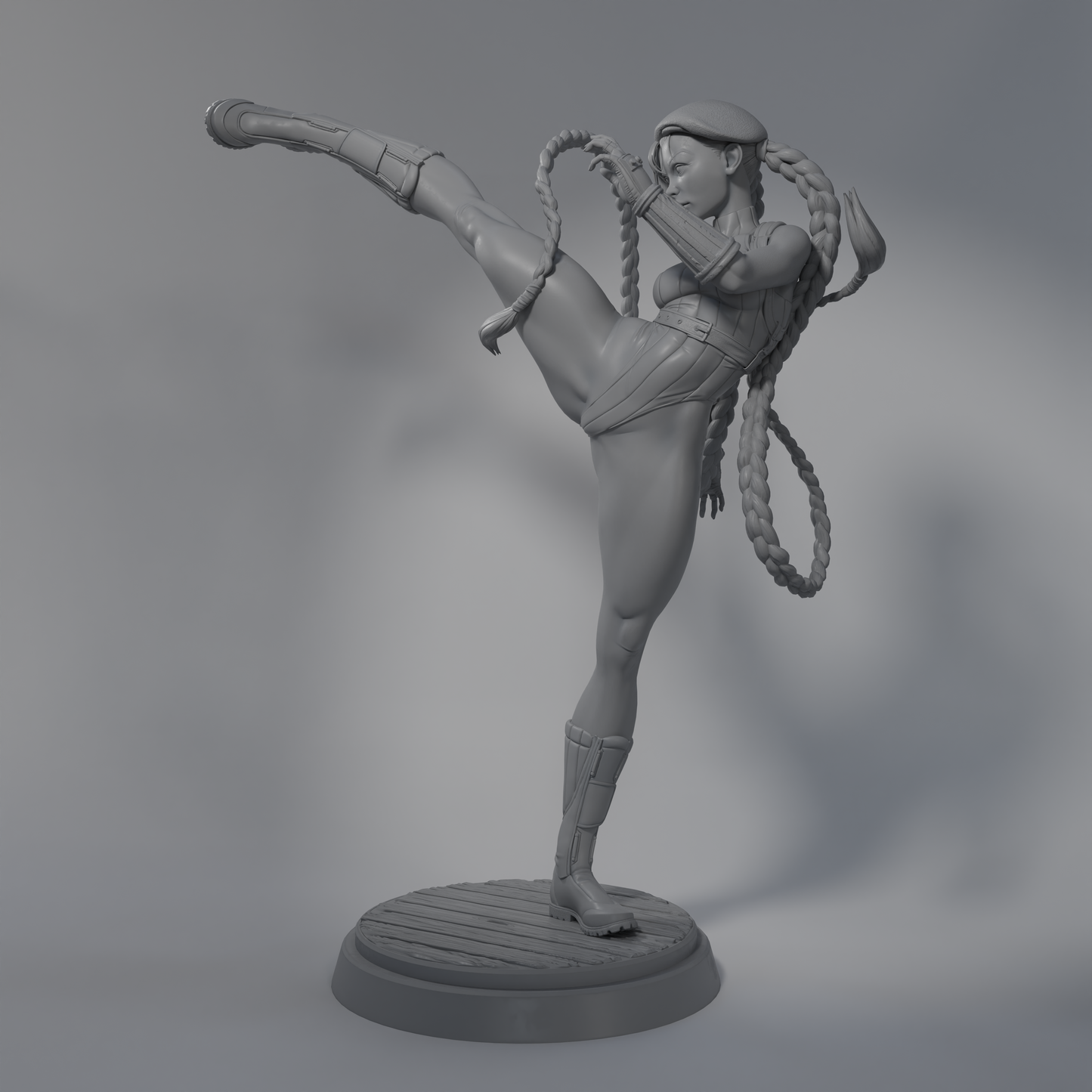 Cammy Grey Fan Art Resin Statue Kit by Mike Thompson