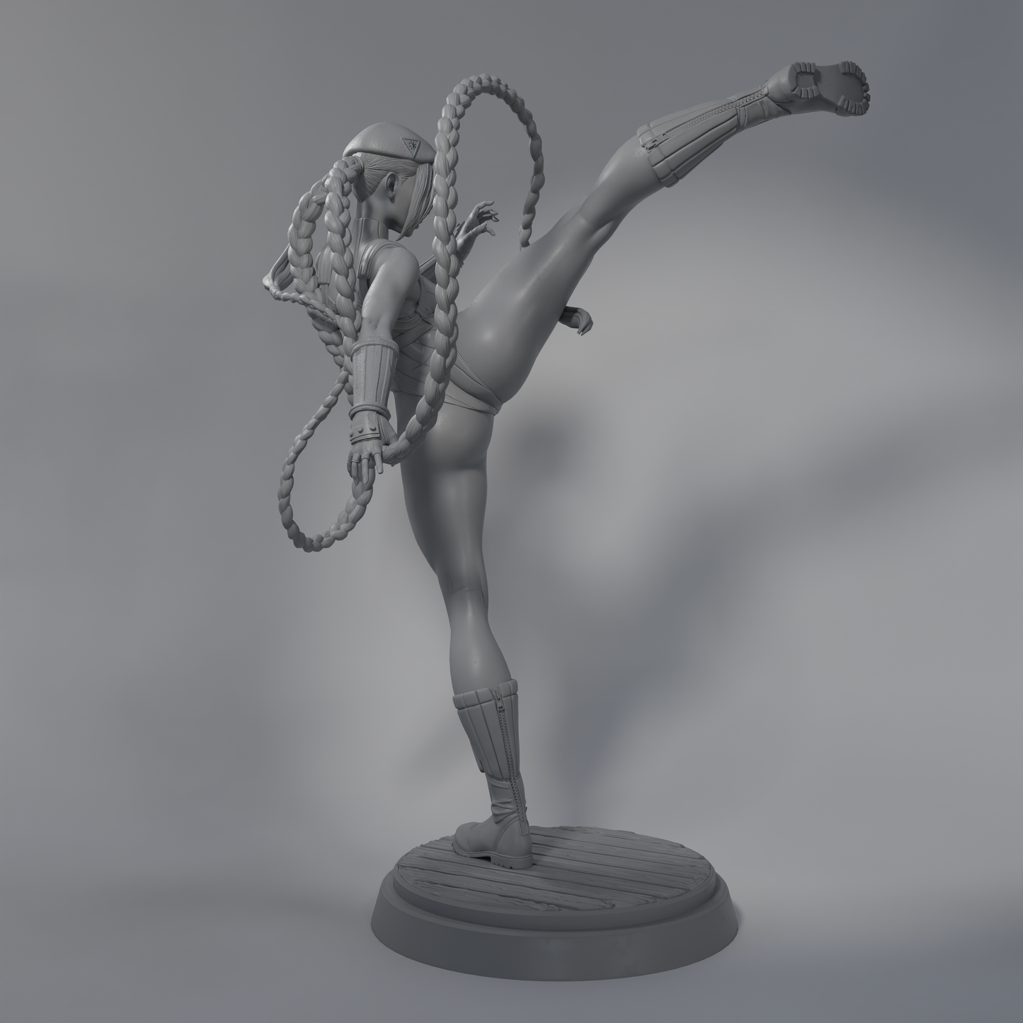 Cammy Grey Fan Art Resin Statue Kit by Mike Thompson