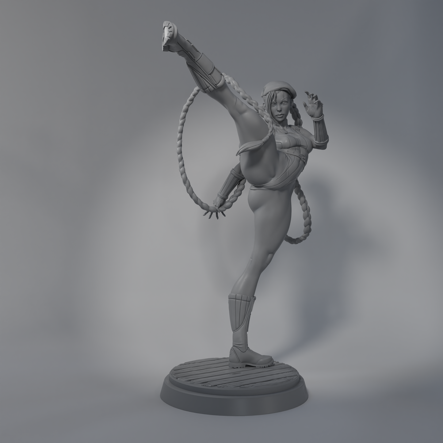 Cammy Grey Fan Art Resin Statue Kit by Mike Thompson