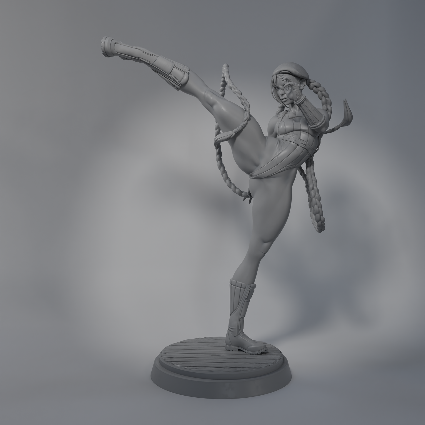 Cammy Grey Fan Art Resin Statue Kit by Mike Thompson