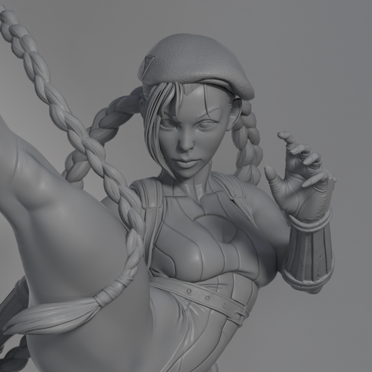 Cammy Grey Fan Art Resin Statue Kit by Mike Thompson