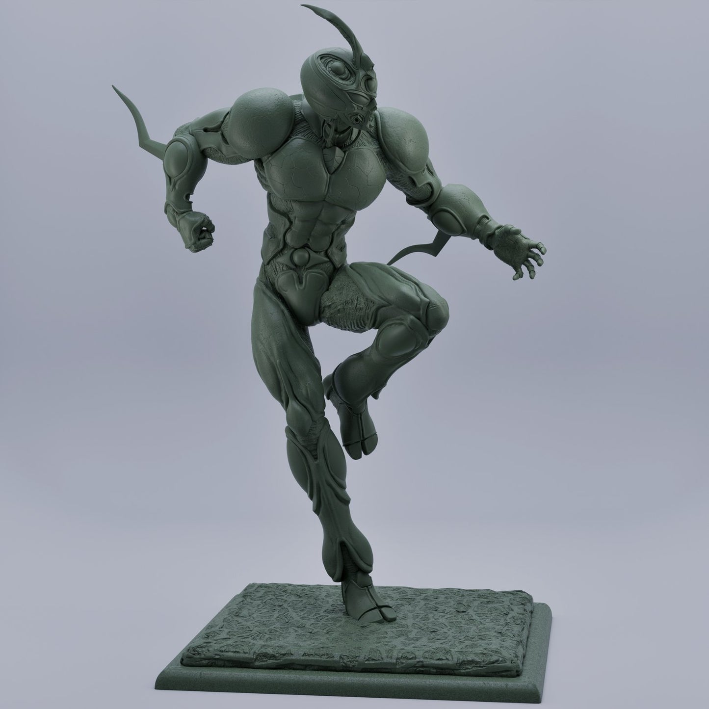 Guyver Unpainted Fan Art Resin Statue Kit By Bradley Collor