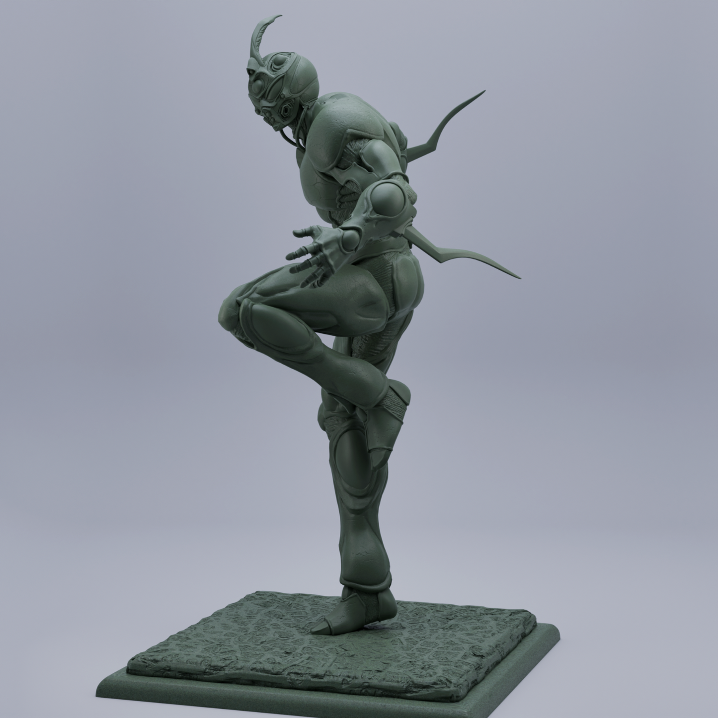 Guyver Unpainted Fan Art Resin Statue Kit By Bradley Collor