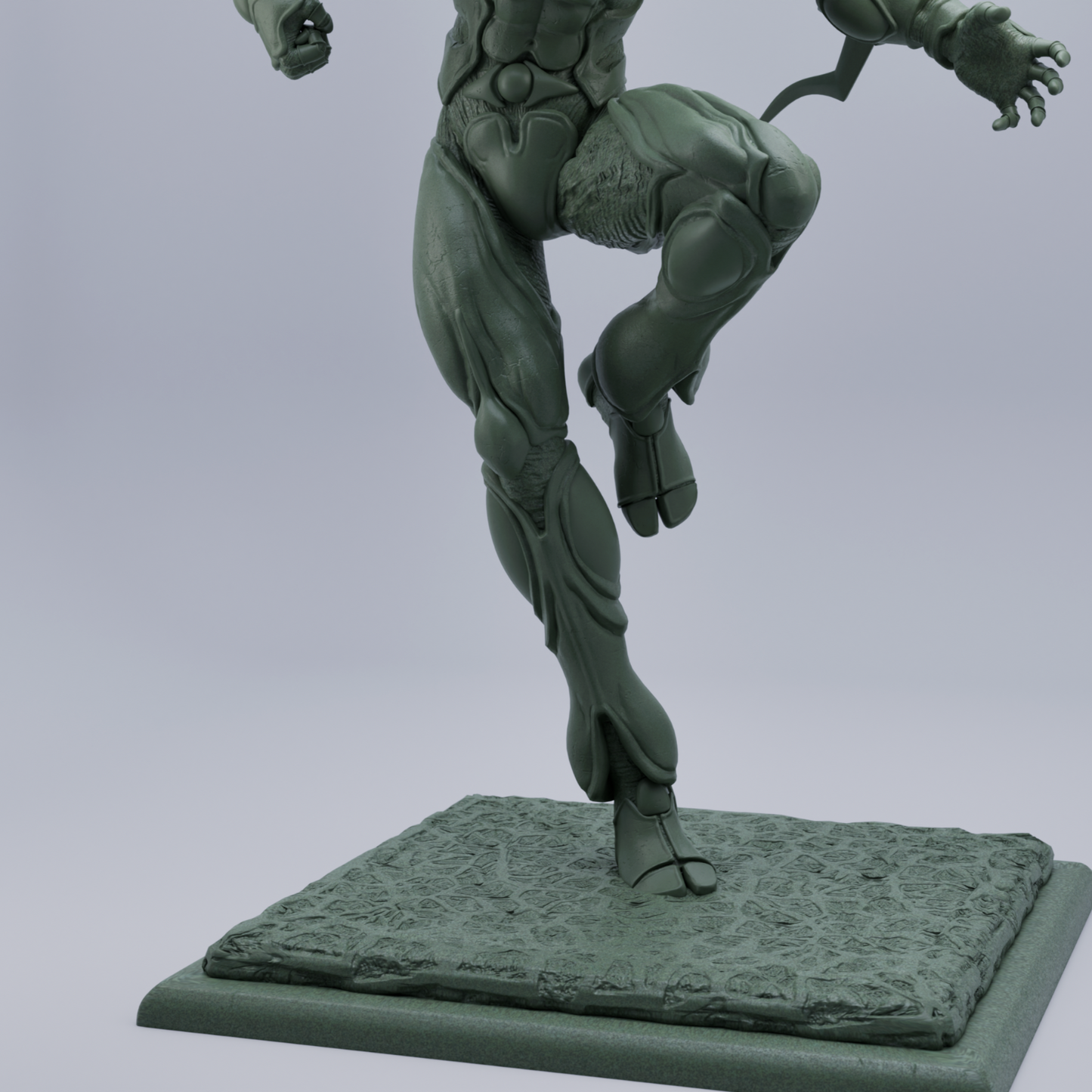 Guyver Unpainted Fan Art Resin Statue Kit By Bradley Collor