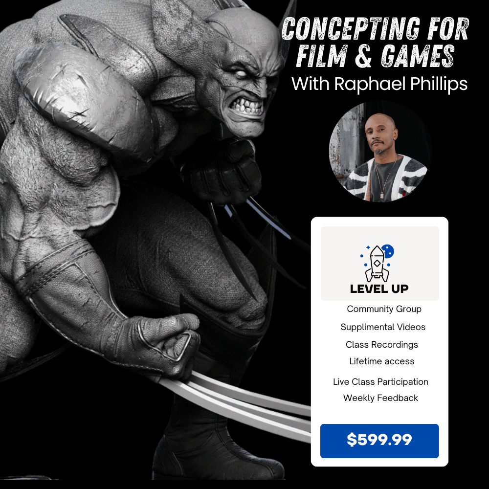 Cinematic Character Design for Film and Games Workshop with Raphael Phillips