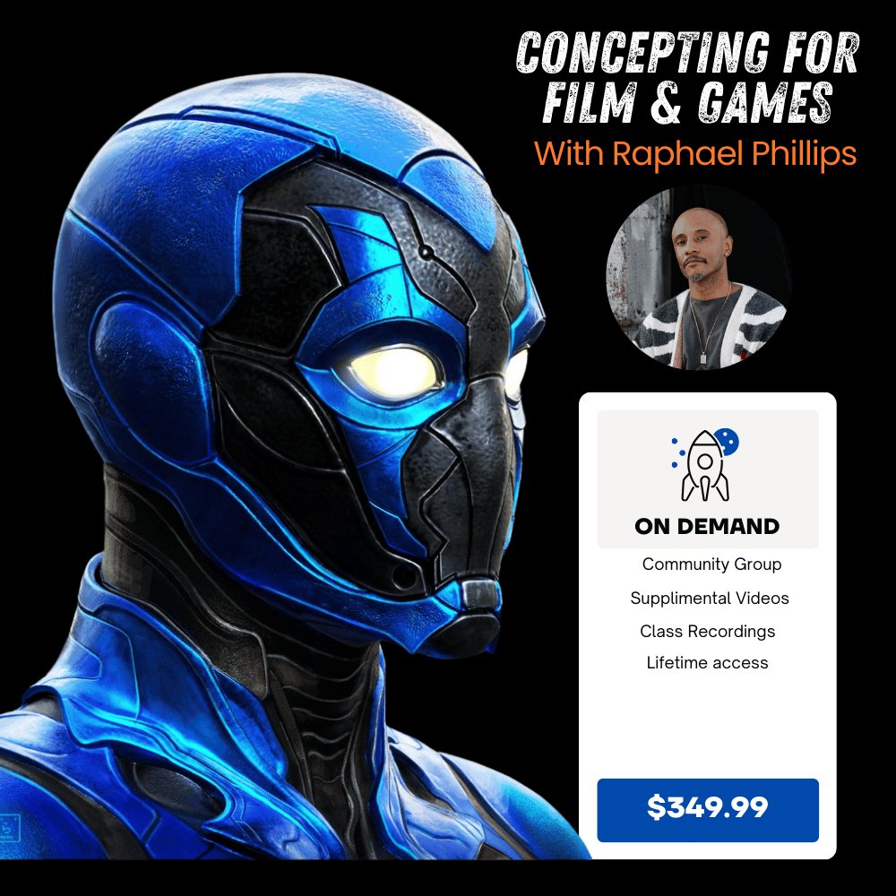 Cinematic Character Design for Film and Games Workshop with Raphael Phillips