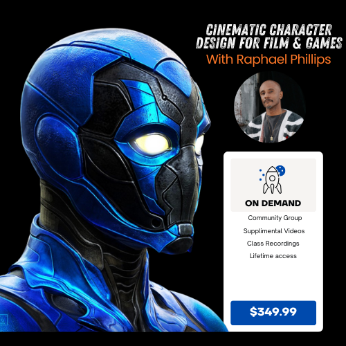Cinematic Character Design for Film and Games Workshop with Raphael Phillips