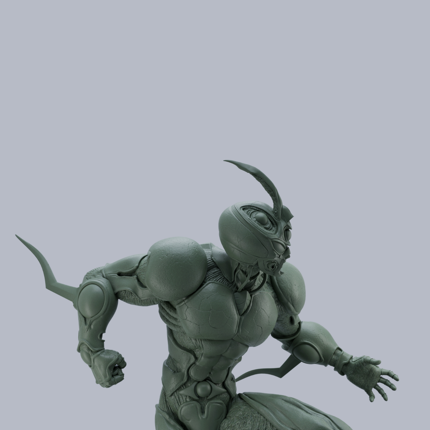 Guyver Unpainted Fan Art Resin Statue Kit By Bradley Collor