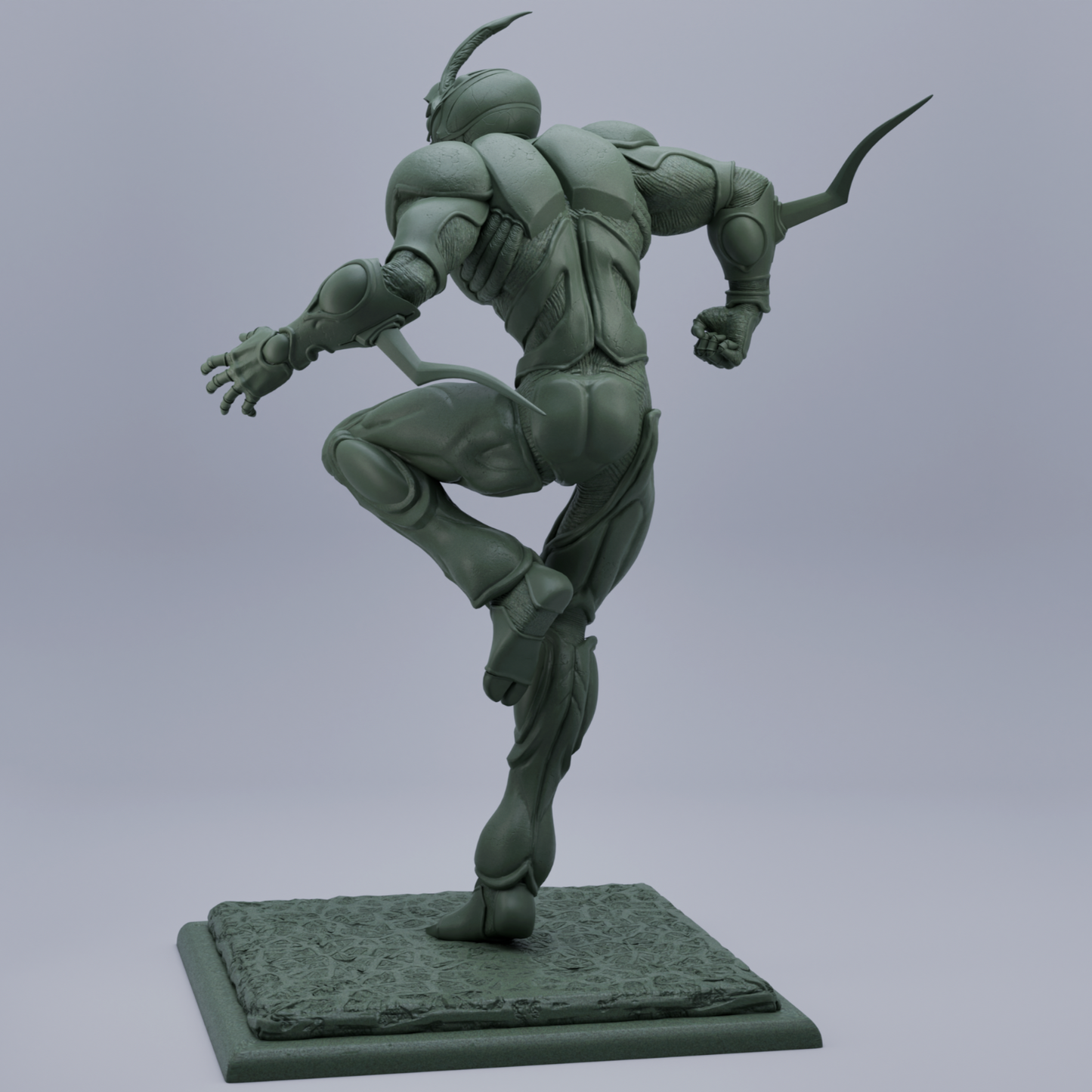 Guyver Unpainted Fan Art Resin Statue Kit By Bradley Collor