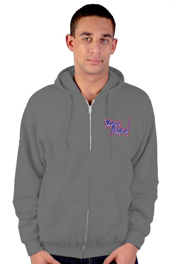 tultex zip up hoody - Grey