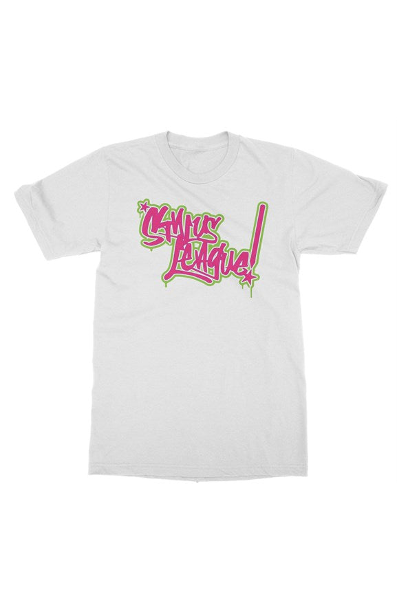 Graffiti Tee – Hey Girl White