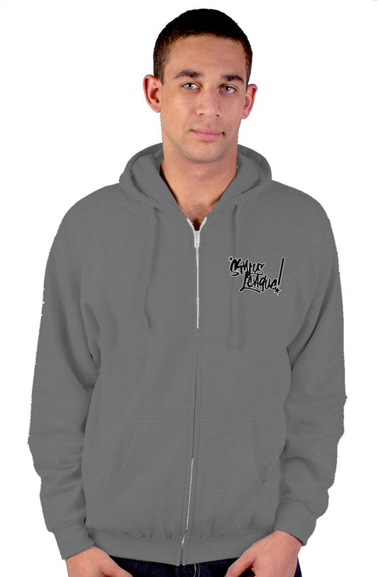 tultex zip up hoody - WS Gray