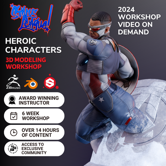 Heroic Characters, A complete Creation Workshop - Captain America Video On Demand